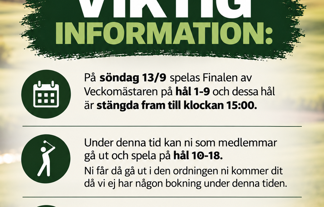 Final Veckomästaren 13/9